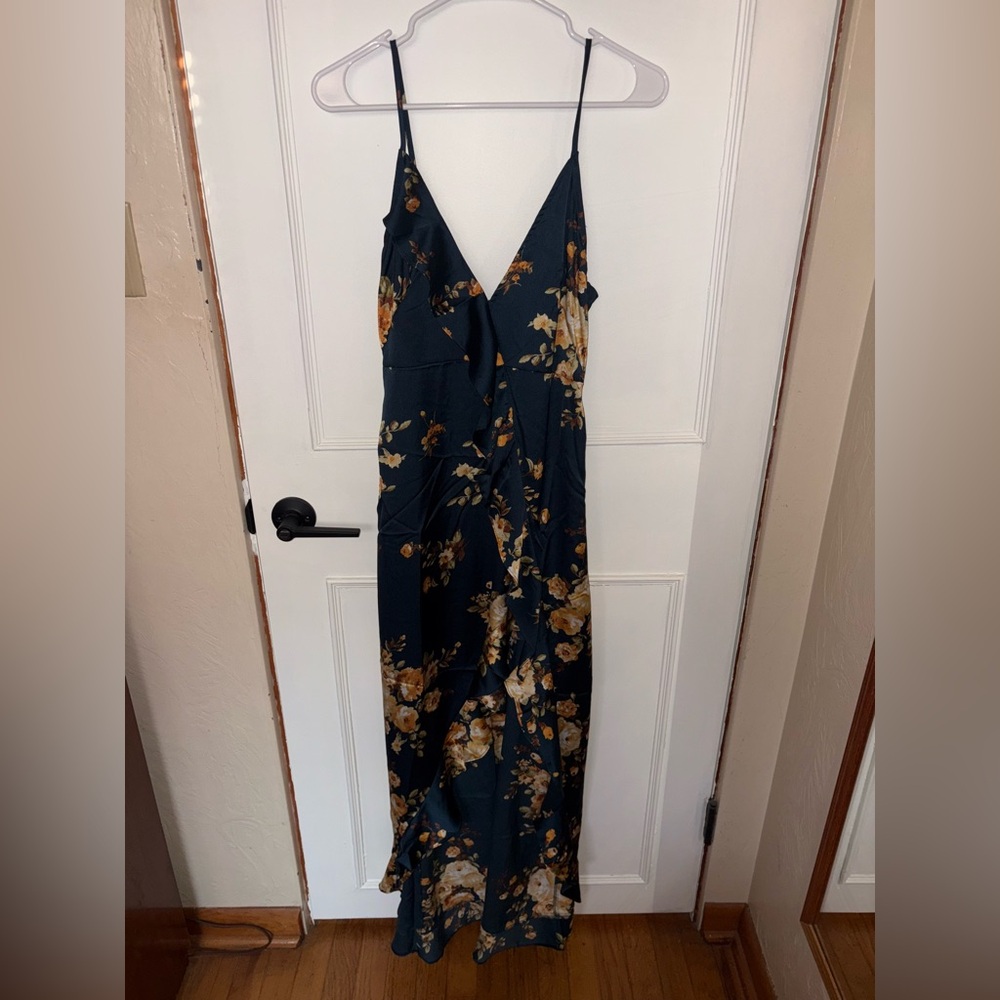 Vici Navy Floral Dress Size Small